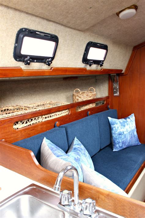 Ahoy! Tour Our Updated Ticon 30 Sailboat Interior | Dans le Lakehouse