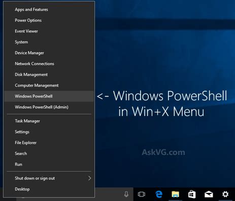 [Tip] Restore Command Prompt Shortcut in Win+X Menu in Windows 10 – AskVG