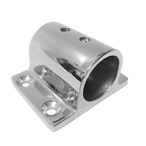 Boat Hand Rail Fitting 22mm Rectangle Stanchion Base Mount Accessories ...