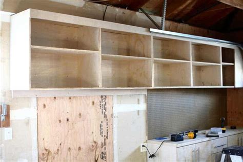 How to Build a DIY Wall Mounted Garage Cabinets - TheDIYPlan Diy Garage ...