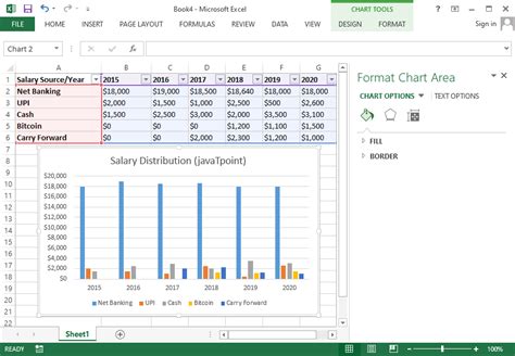 Insert Chart In Excel