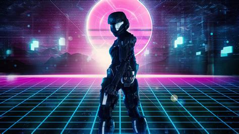 wallpaper robot, armor, sci-fi, cyberpunk HD : Widescreen : High Definition : Fullscreen