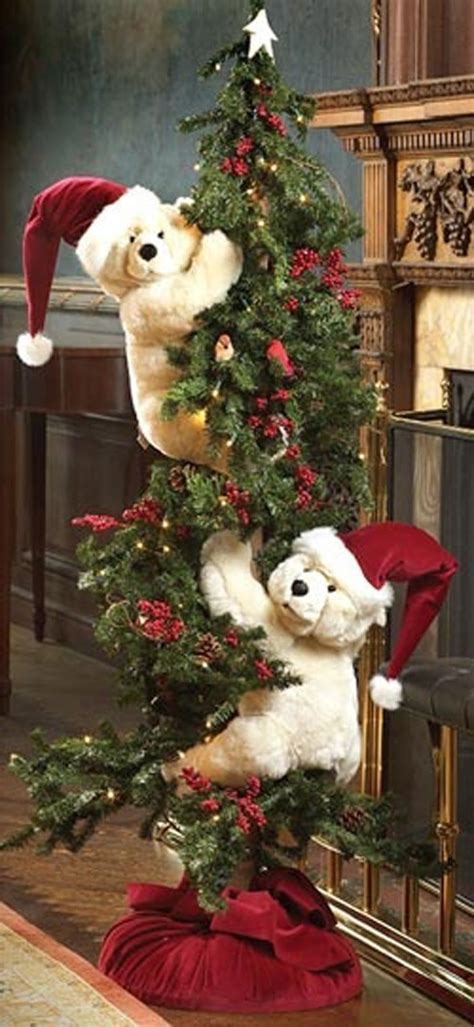 Slim Christmas Tree, Christmas Bear, Beautiful Christmas Trees ...