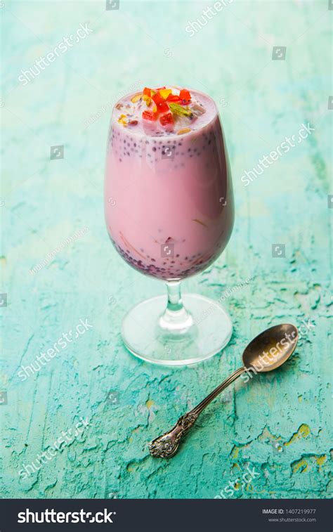 Falooda Faluda Popular Indian Dessert Strawberry Stock Photo 1407219977 | Shutterstock