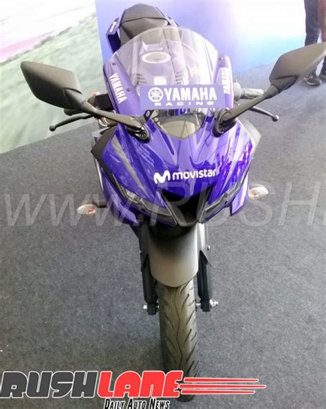 Yamaha R15 V3 MotoGP Edition showcased at Call of the Blue at ECR Speedway, Chennai