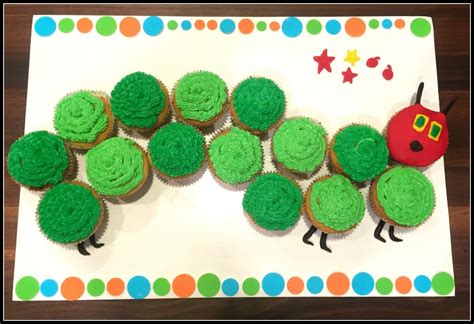 Very Hungry Caterpillar Birthday Cupcakes - Erin Brighton