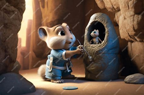 Premium AI Image | A scene from the movie alvin and the chipmunks.