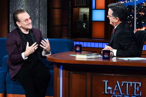 Bono says his sunglasses stop him from shooting lasers out of his eyes