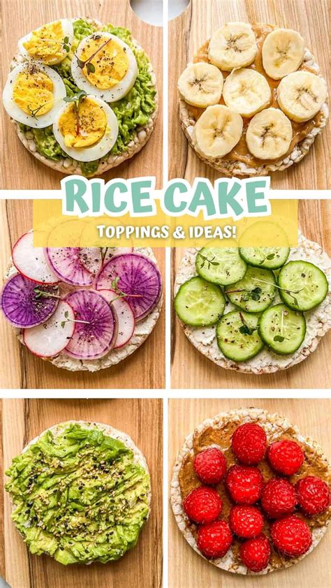 Healthy Rice Cake Snack Ideas - This Healthy Table