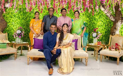 Vishal and Anisha Alla Reddy Engagement – South India Fashion