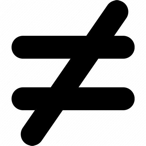 Inequality, math, mathematical symbol, not equal, not equal sign, not equal symbol, not equal to ...