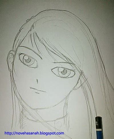 Cara Menggambar Anime : Wajah Cewek