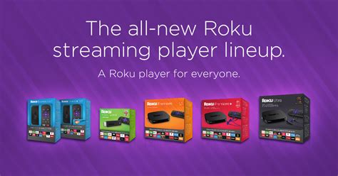 The all-new Roku streaming player lineup: Roku Express, Roku Express+, Roku Premiere, Roku ...