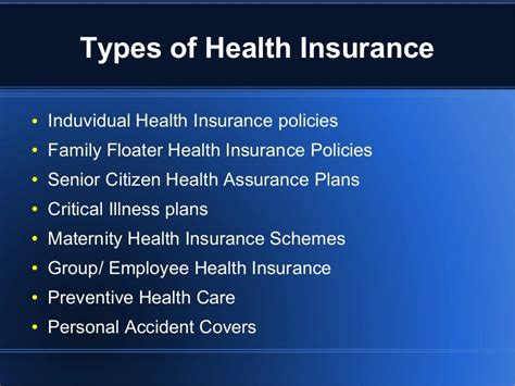 Different Types of Health Insurance in India explained