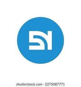 Minimal Letter Sn Logo Icon Design Stock Vector (Royalty Free) 2275087771 | Shutterstock