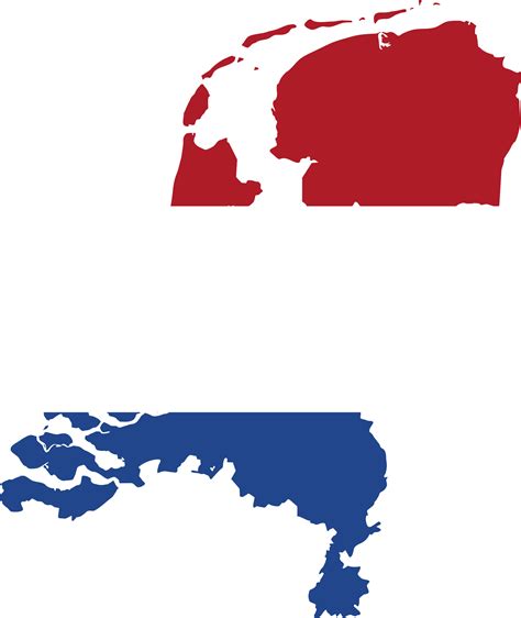 Clipart - Netherlands Map Flag