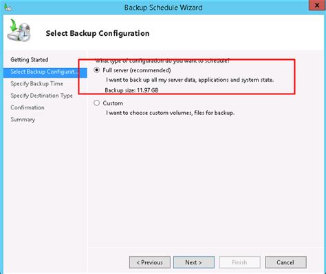 Windows Server 2012 - Backup Management