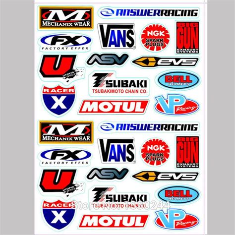 Aliexpress.com : Buy Motocross Racing Helmet Motorcycle Decal Funny Truck Graphic Bike Vinyl Car ...