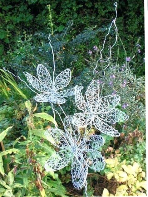 Basteln Mit Draht Garten Wire Flowers Bastelarbeiten Gartenkunst Blumen Selbermachen Anleitungen ...