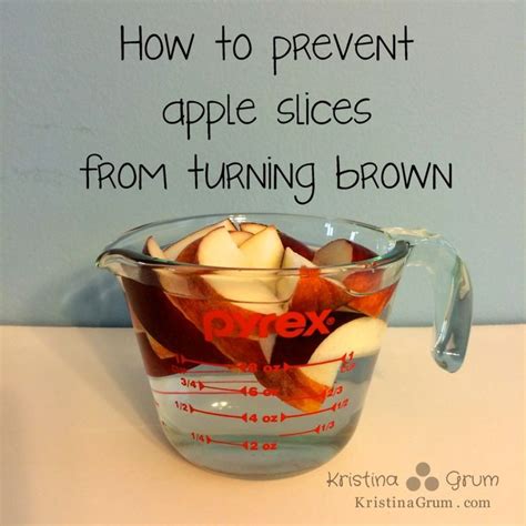 How to prevent apple slices from turning brown - Thriving Parents | Apple slices, Apple recipes ...