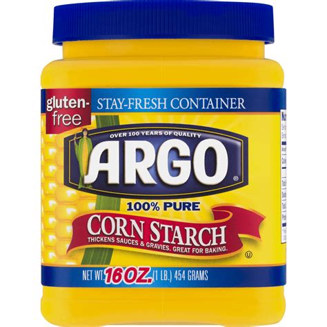 Argo Gluten Free Pure Corn Starch, 16 oz Jar - Walmart.com - Walmart.com