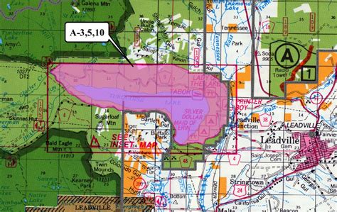 Turquoise Lake Dispersed Camping Map - TMBtent