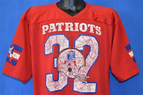 80s New England Patriots 32 Jersey Craig James T-shirt Extra - Etsy