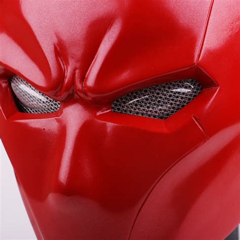 Red Hood Helmet Redhood Mask Red Hood Cosplay DC Comics - Etsy