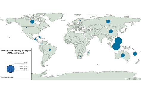 Nickel - World in maps