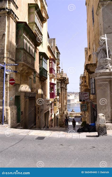 Streets of Malta editorial image. Image of gothic, antique - 56049440