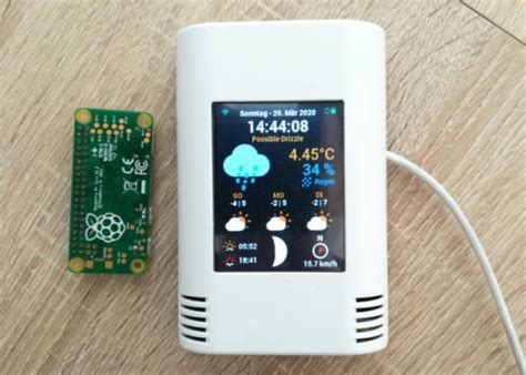 Raspberry Pi weather station project