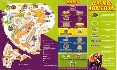 Adventuredome at Circus Circus Hotel & Casino - 2004 Park Map