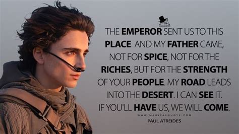 Dune (2021) Movie Quotes - MagicalQuote | Dune quotes, Dune, Paul atreides