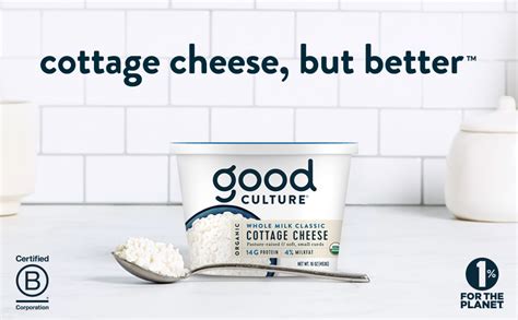 Amazon.com: Good Culture Cottage Cheese Organic 2% Low-Fat Classic, 16 ...