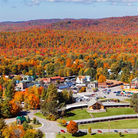 Old Forge Fall Aerial