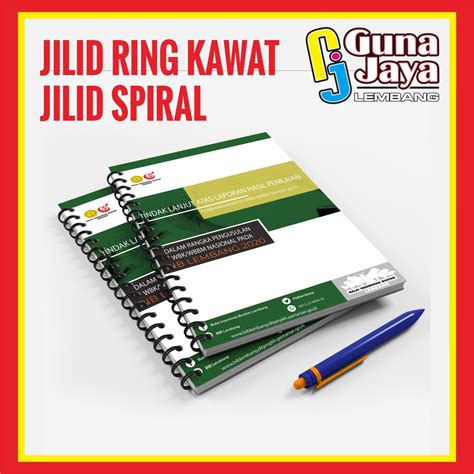 Jilid Ring Kawat – Jilid Spiral – Gunajaya Printing