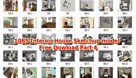 Interior House 4 - Sketchup Models For Free Download