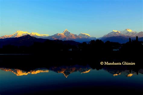 Pictures around Pokhara Valley: Fewa Lake with Annapurna Himalayan ...