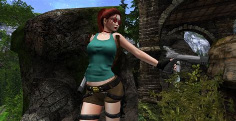 Wanda Cosplay at Tomb Raider Anniversary Suit by WandaTheRedWitch on DeviantArt