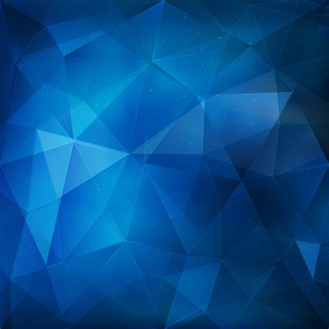 Free Vector | Blue geometric background