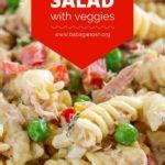Easy Tuna Pasta Salad with Peas and Vegetables | Babaganosh