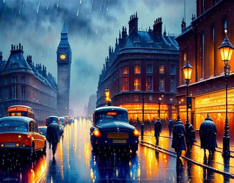 Rainy Night in London Poem by AllAiAlways on DeviantArt