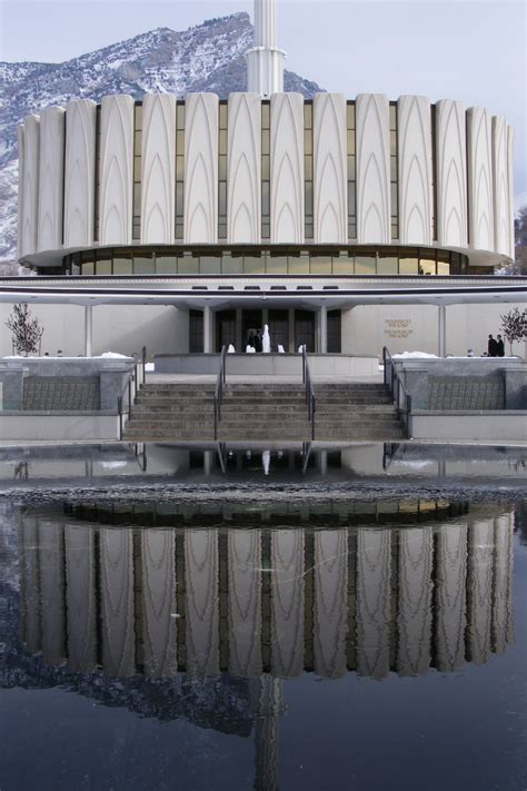 Provo Utah Temple Reflection Pond