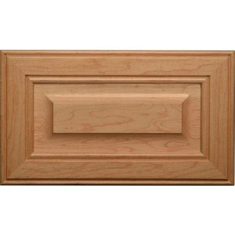 Drawer Front Sample, Clear Coat Maple Mitered raised Panel, 15" Width x ...