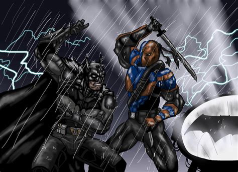 Batman Vs. Deathstroke! by Hero-Wham32 on DeviantArt