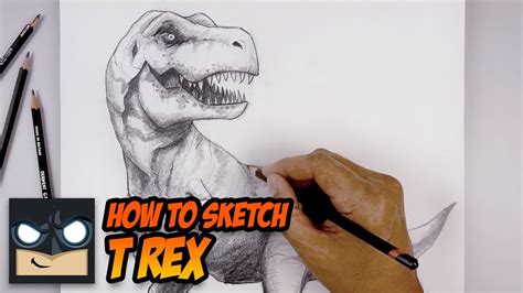 Cómo dibujar tiranosaurio rex | Tutorial de dibujo jurásico