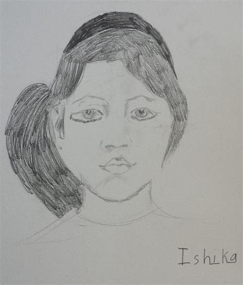 Ishika Art Gallery : Portrait with pencil shading