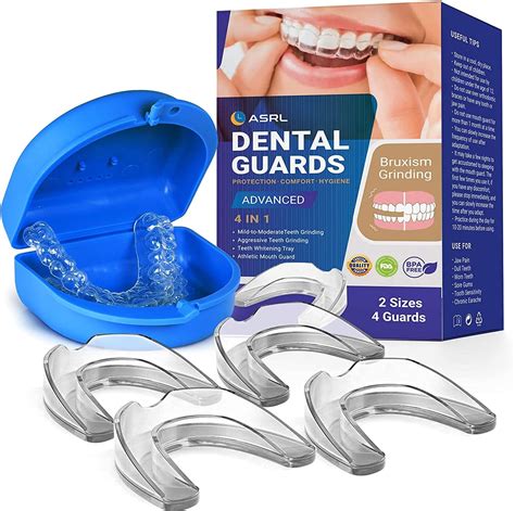 Amazon.com: ASRL Mouth Guard for Clenching Teeth at Night, Night Guards ...