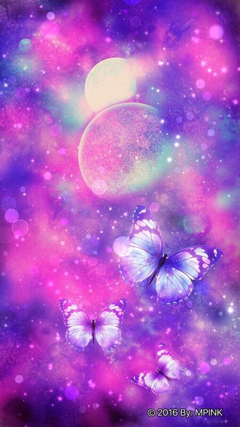 © 2016 Galaxy Butterfly Wallpaper Love Pink Wallpaper, Locked Wallpaper, Butterfly Wallpaper ...