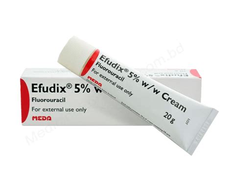 Fluorouracil (EFUDIX Cream 20gm/ 5%) Rx - MEDICINE FOR WORLD